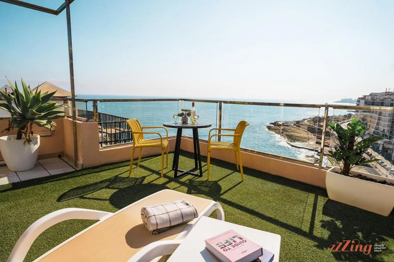 Gorgeous Seaviews From A Stunning Sliema Studio Malta