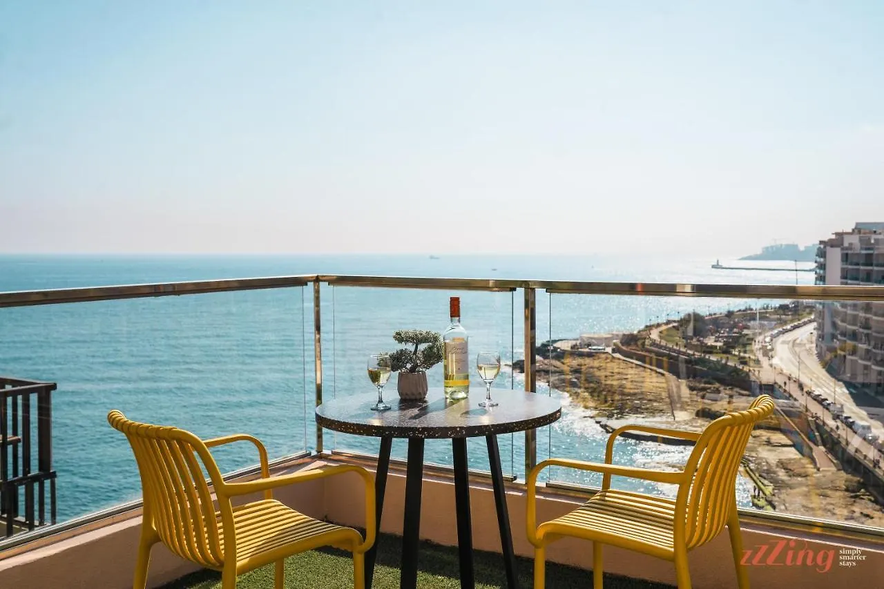 Gorgeous Seaviews From A Stunning Sliema Studio Apartment